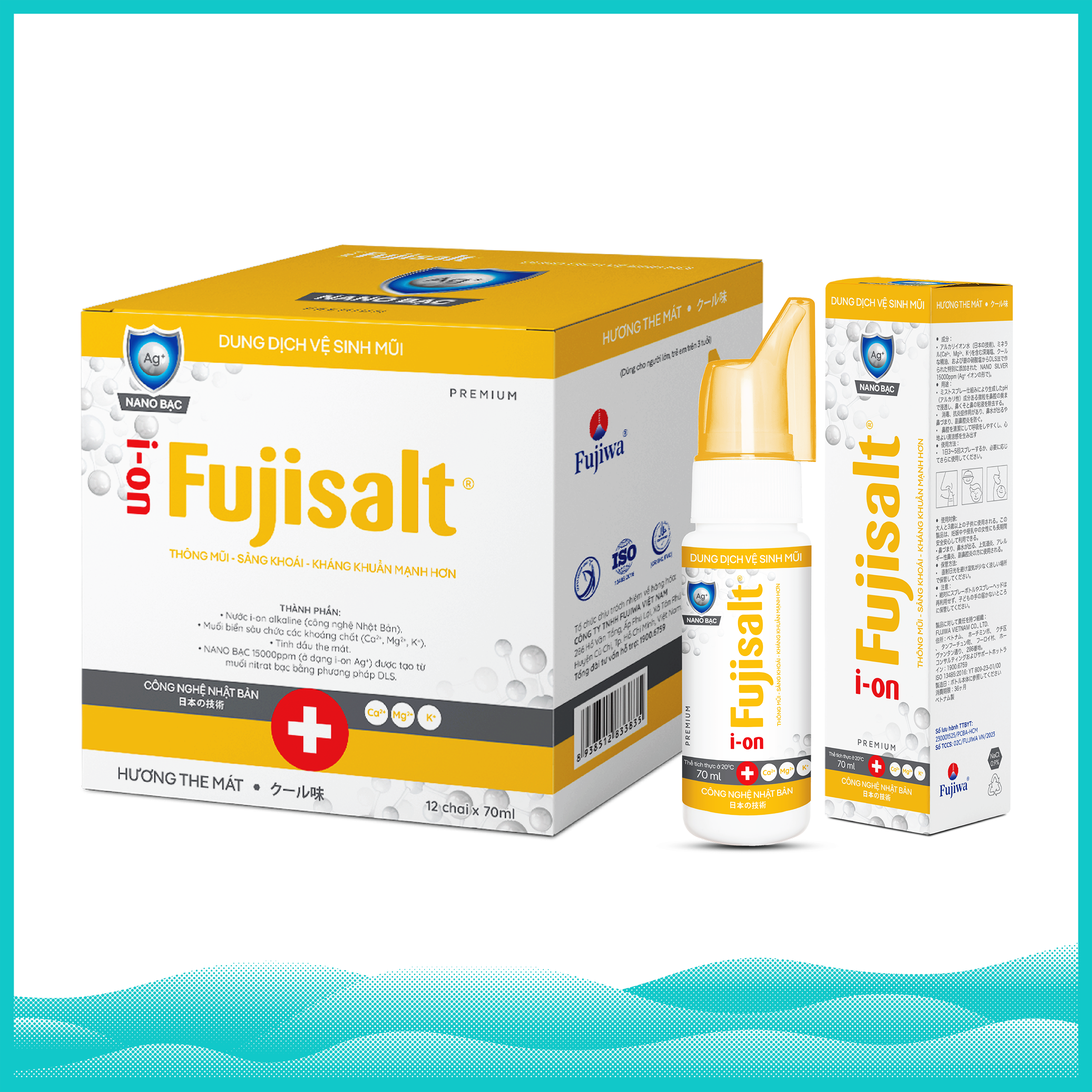 DUNG DỊCH VỆ SINH MŨI I-ON FUJISALT